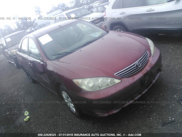 4T1BE32KX5U429300 - 2005 TOYOTA CAMRY LE/XLE/SE Qırmızı foto 1