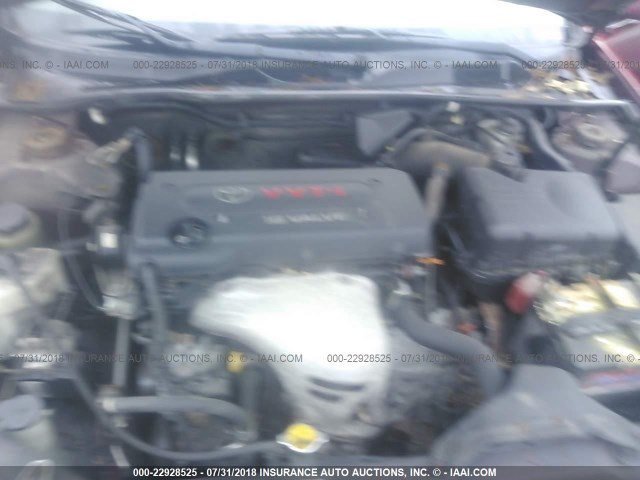4T1BE32KX5U429300 - 2005 TOYOTA CAMRY LE/XLE/SE Qırmızı foto 10