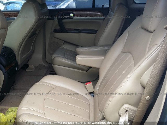5GALRCED6AJ117188 - 2010 BUICK ENCLAVE CXL თეთრი ფოტო 8