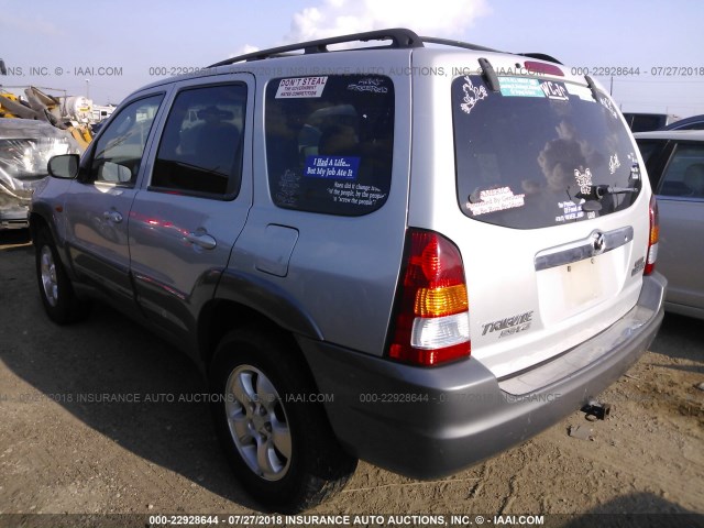4F2YU09112KM54896 - 2002 MAZDA TRIBUTE LX/ES 银色 照片 3