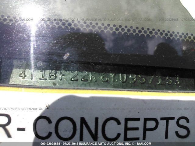 4T1BF22K6YU957153 - 2000 TOYOTA CAMRY LE/XLE WHITE photo 9