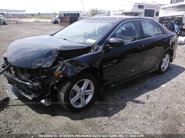 4T1BF1FK7DU696405 - 2013 TOYOTA CAMRY L/SE/LE/XLE შავი ფოტო 2