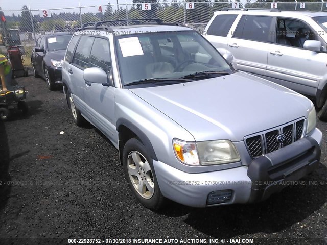 JF1SF65612H740531 - 2002 SUBARU FORESTER S SILVER photo 1