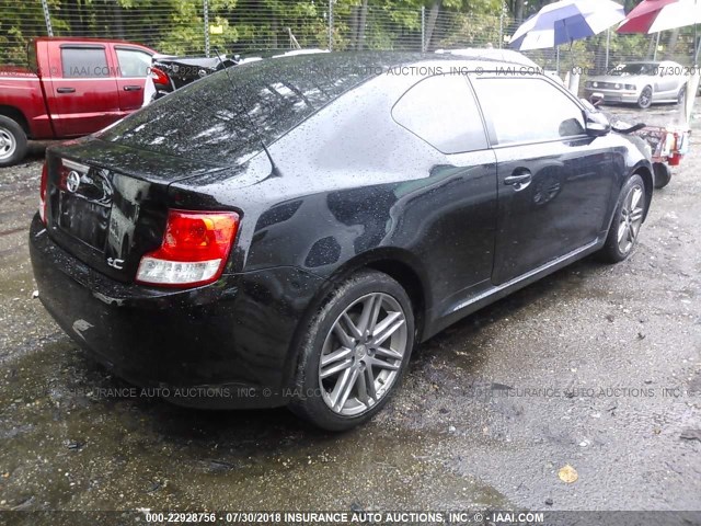 JTKJF5C79D3060235 - 2013 TOYOTA SCION TC 黑色 照片 4