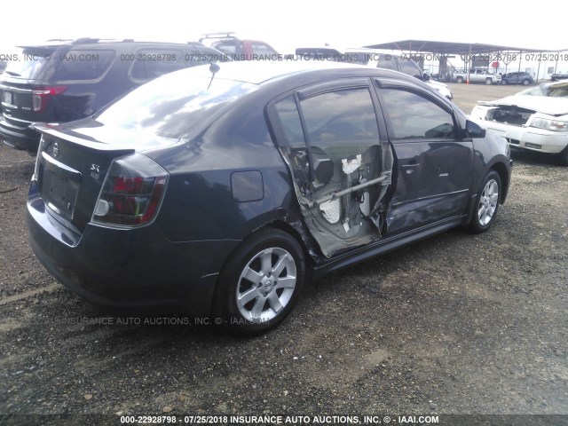 3N1AB61E79L664990 - 2009 NISSAN SENTRA 2.0/2.0S/2.0SL Dark Blue photo 4