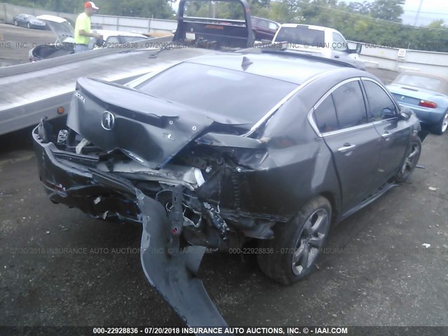 19UUA96559A003247 - 2009 ACURA TL GRAY photo 4