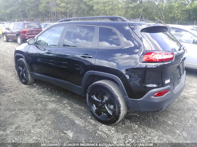 1C4PJMCB5JD555570 - 2018 JEEP CHEROKEE LATITUDE Czarny zdjęcie 3