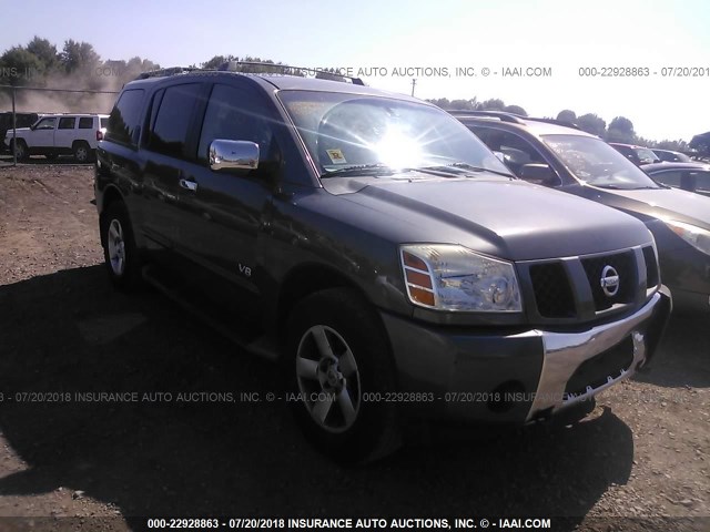 5N1AA08B25N729260 - 2005 NISSAN ARMADA SE/LE GRAY photo 1