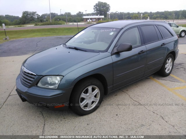 2A4GM48476R716775 - 2006 CHRYSLER PACIFICA BLUE photo 2