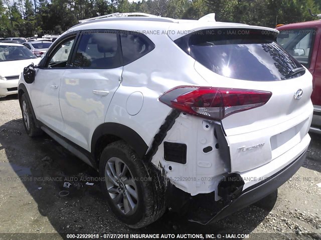 KM8J33A47JU724966 - 2018 HYUNDAI TUCSON WHITE photo 3