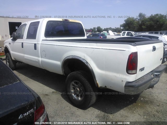 1FTSW31S32EA89383 - 2002 FORD F350 SRW SUPER DUTY WHITE photo 3