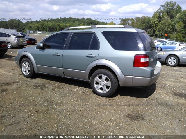 1FMZK02127GA03633 - 2007 FORD FREESTYLE SEL GREEN photo 3