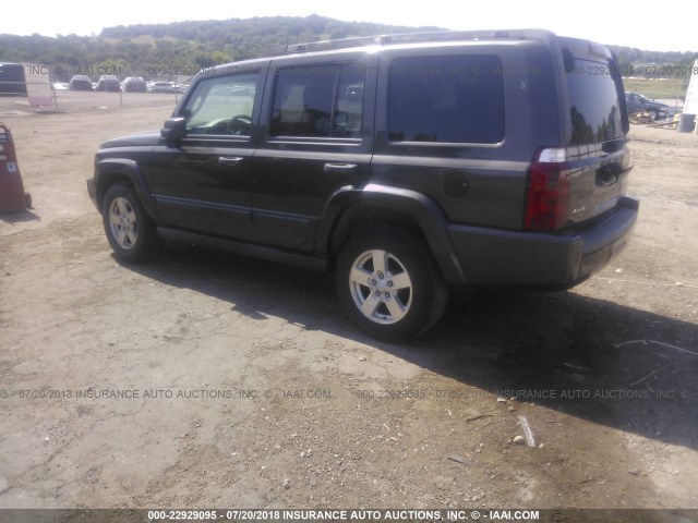 1J8HG48K66C271656 - 2006 JEEP COMMANDER BROWN photo 3