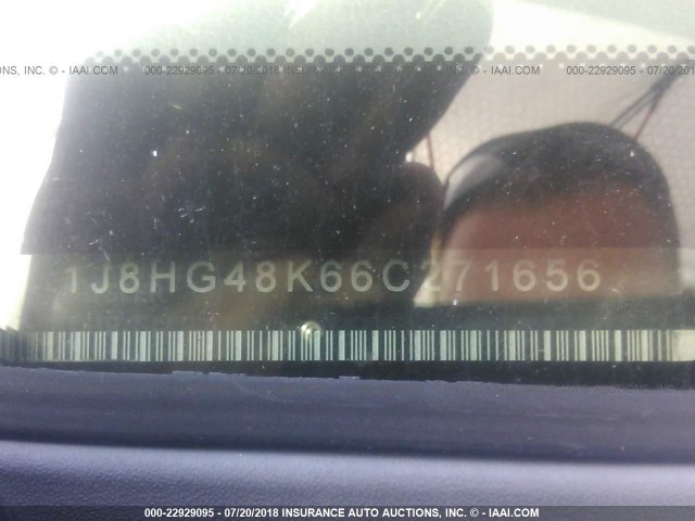 1J8HG48K66C271656 - 2006 JEEP COMMANDER BROWN photo 9