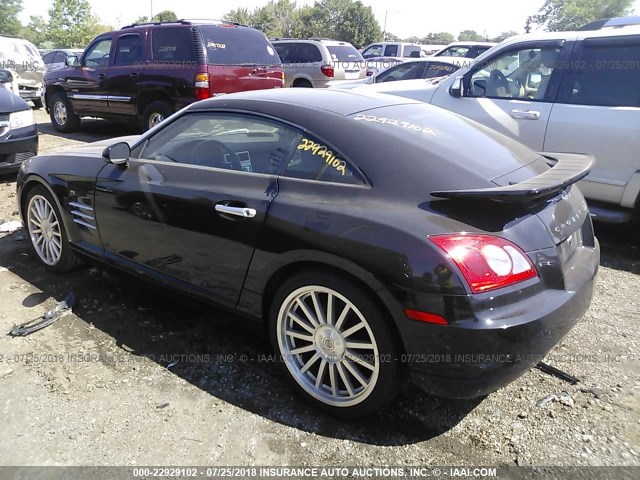 1C3AN79N55X048044 - 2005 CHRYSLER CROSSFIRE SRT-6 BLACK photo 3