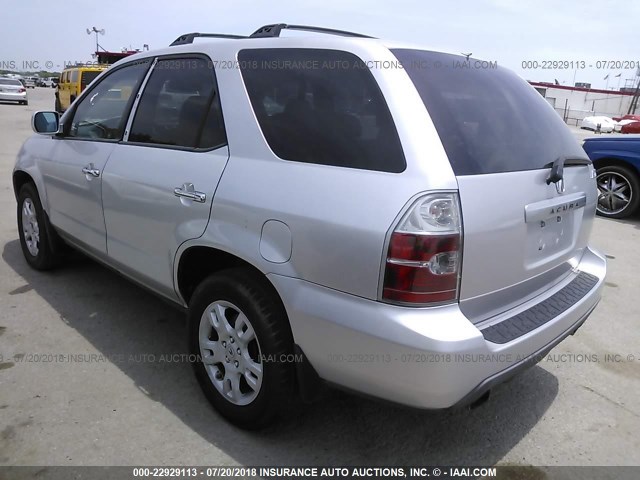 2HNYD18676H500970 - 2006 ACURA MDX TOURING SILVER photo 3