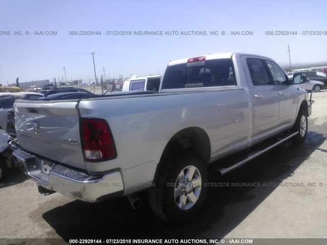 3C6UR5JL1EG309435 - 2014 RAM 2500 SLT SILVER photo 4