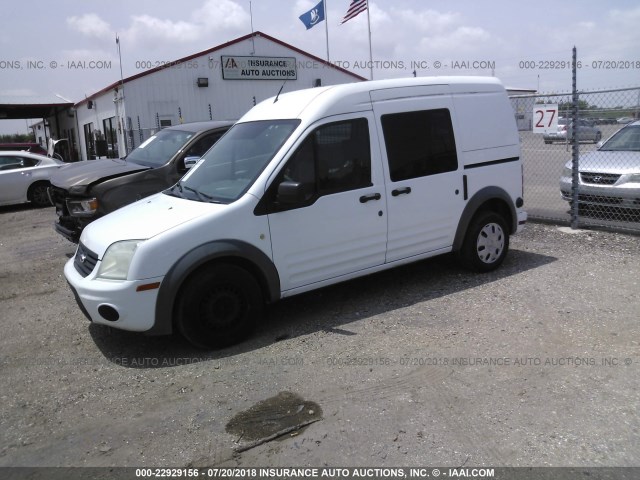 NM0LS6BN4BT056377 - 2011 FORD TRANSIT CONNECT XLT WHITE photo 2