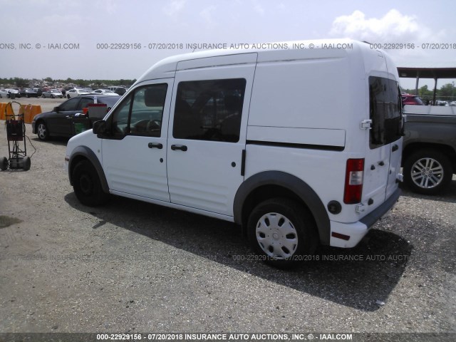 NM0LS6BN4BT056377 - 2011 FORD TRANSIT CONNECT XLT WHITE photo 3