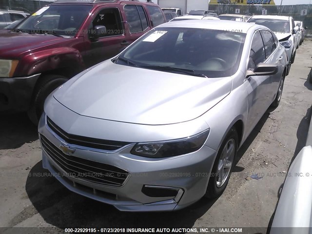 1G1ZB5ST9GF338034 - 2016 CHEVROLET MALIBU LS SILVER photo 6