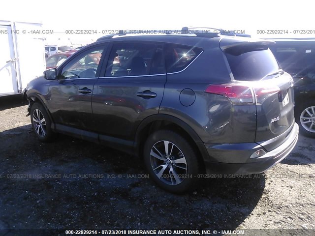 2T3RFREV1JW709533 - 2018 TOYOTA RAV4 ADVENTURE/XLE 灰色 照片 3