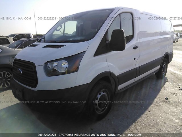 1FTYE1ZM4JKA16157 - 2018 FORD TRANSIT T-150 WHITE photo 2