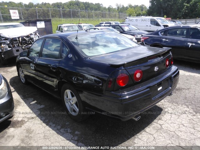 2G1WP551149369393 - 2004 CHEVROLET IMPALA SS BLACK photo 3