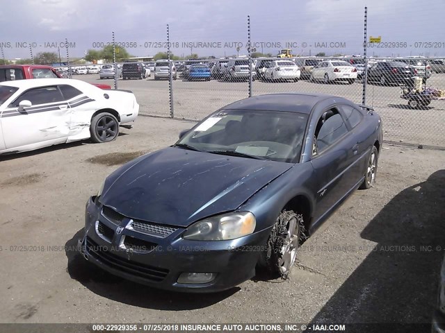 4B3AG52H85E010155 - 2005 DODGE STRATUS R/T BLUE photo 2