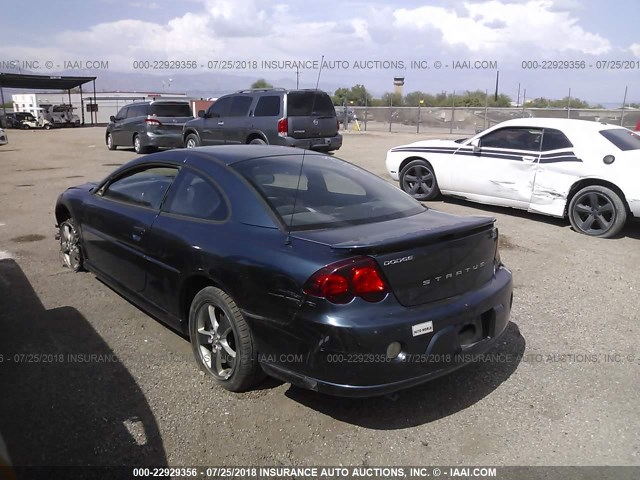 4B3AG52H85E010155 - 2005 DODGE STRATUS R/T BLUE photo 3