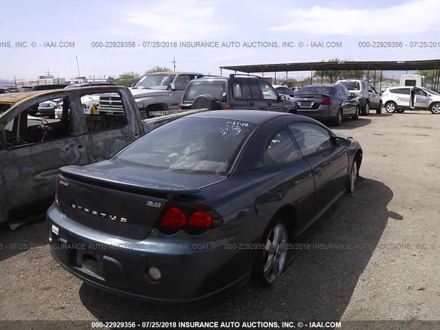 4B3AG52H85E010155 - 2005 DODGE STRATUS R/T BLUE photo 4