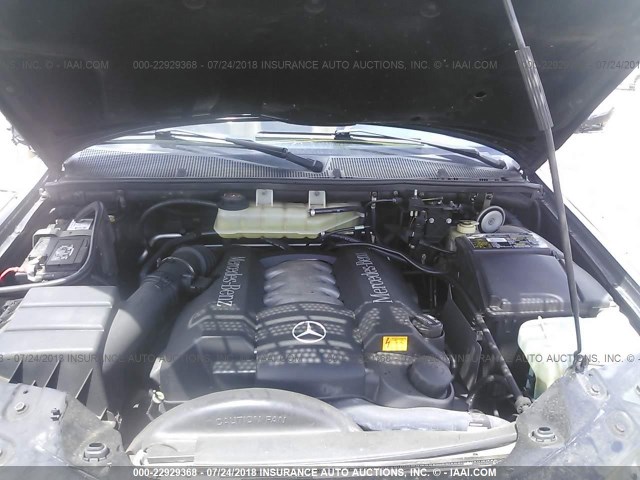 4JGAB72E7XA064780 - 1999 MERCEDES-BENZ ML 430 黑色 照片 10