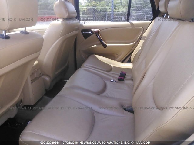 4JGAB72E7XA064780 - 1999 MERCEDES-BENZ ML 430 黑色 照片 8