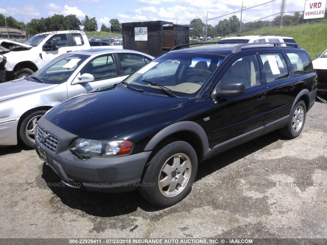 YV1SZ58D521052282 - 2002 VOLVO V70 XC BLACK photo 2