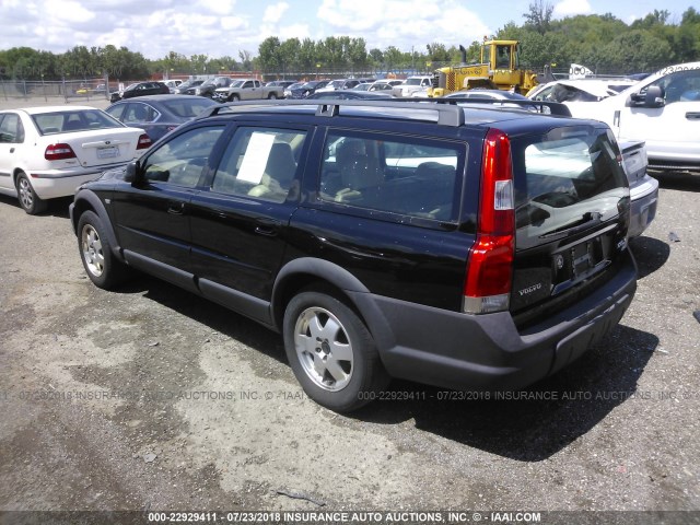 YV1SZ58D521052282 - 2002 VOLVO V70 XC BLACK photo 3