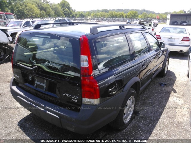 YV1SZ58D521052282 - 2002 VOLVO V70 XC BLACK photo 4