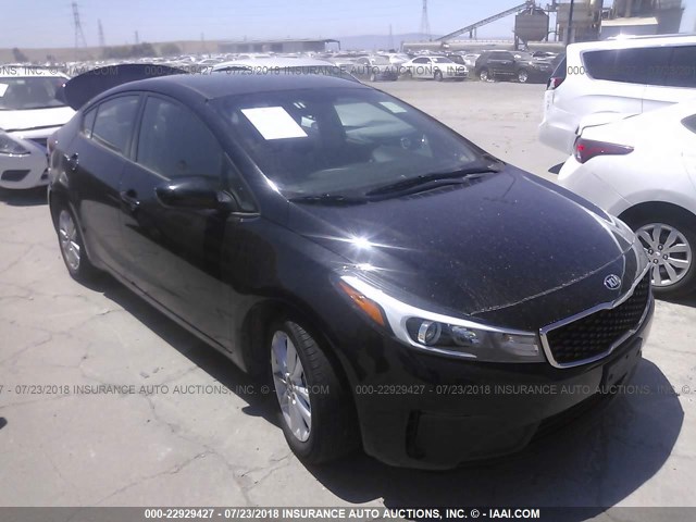 3KPFL4A73HE011260 - 2017 KIA FORTE LX/S BLACK photo 1