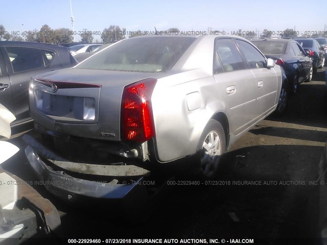 1G6DM57T170161439 - 2007 CADILLAC CTS SILVER photo 4