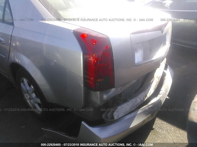 1G6DM57T170161439 - 2007 CADILLAC CTS SILVER photo 6