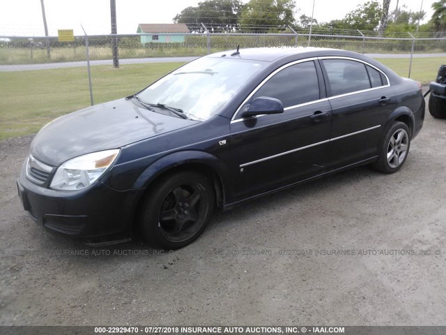 1G8ZS57NX7F195896 - 2007 SATURN AURA XE BLUE photo 2