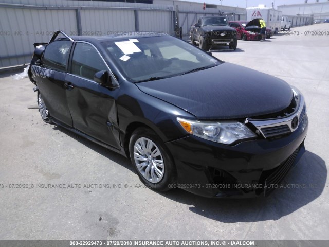 4T1BF1FK8CU574697 - 2012 TOYOTA CAMRY SE/LE/XLE BLACK photo 1