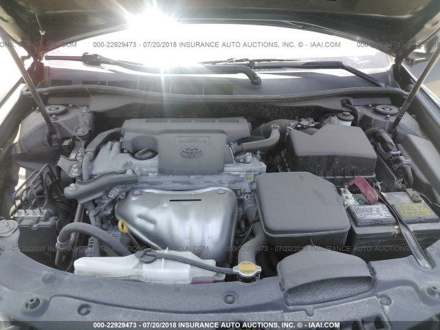 4T1BF1FK8CU574697 - 2012 TOYOTA CAMRY SE/LE/XLE BLACK photo 10