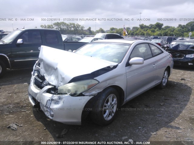 4T1CE30P17U752897 - 2007 TOYOTA CAMRY SOLARA SE/SLE Gümüş foto 2