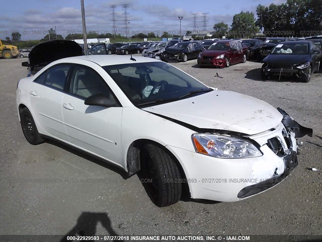 1G2ZF57BX84186911 - 2008 PONTIAC G6 VALUE LEADER/BASE WHITE photo 1