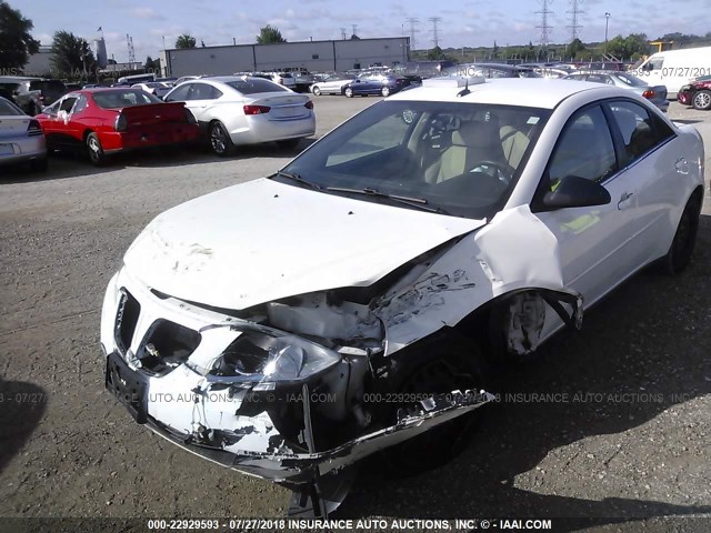 1G2ZF57BX84186911 - 2008 PONTIAC G6 VALUE LEADER/BASE WHITE photo 6