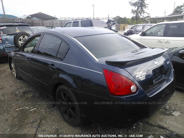 1N4BA41E35C818521 - 2005 NISSAN MAXIMA SE/SL BLUE photo 3