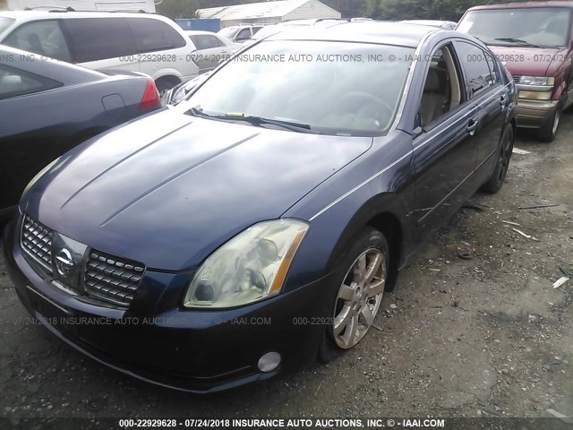 1N4BA41E35C818521 - 2005 NISSAN MAXIMA SE/SL BLUE photo 6