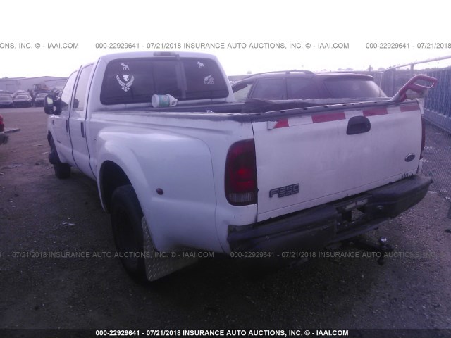 1FTWW32F1YEB25468 - 2000 FORD F350 SUPER DUTY WHITE photo 3