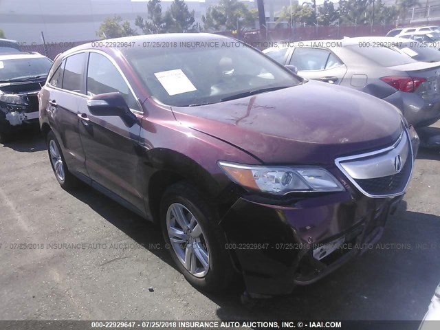 5J8TB3H56DL018050 - 2013 ACURA RDX TECHNOLOGY BURGUNDY photo 1