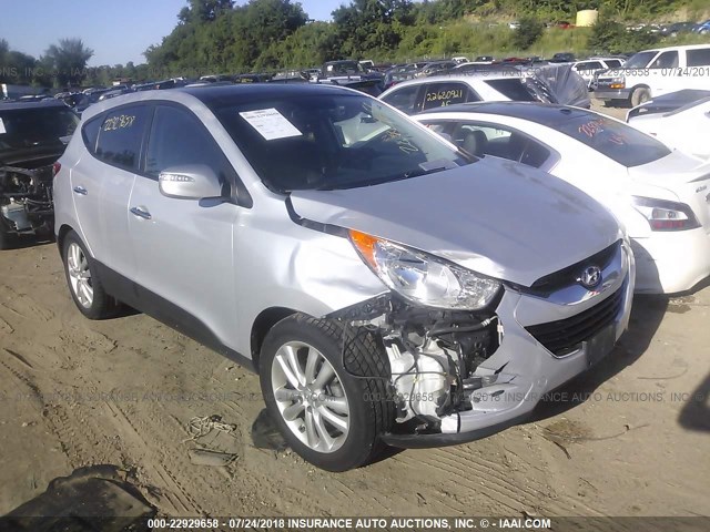 KM8JUCAC6CU381669 - 2012 HYUNDAI TUCSON SILVER photo 1