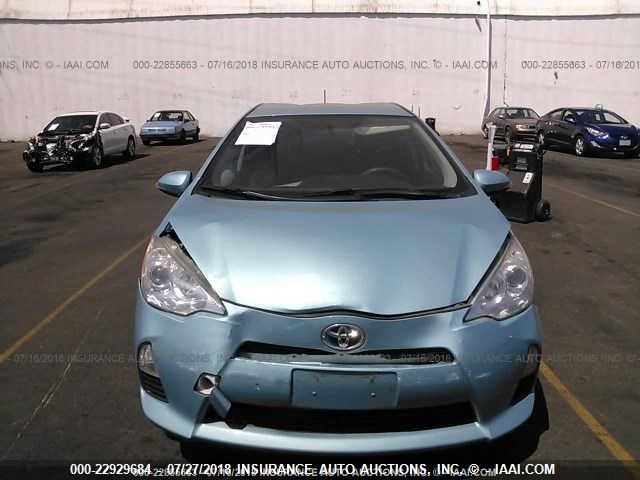 JTDKDTB32C1007262 - 2012 TOYOTA PRIUS C Unknown photo 6